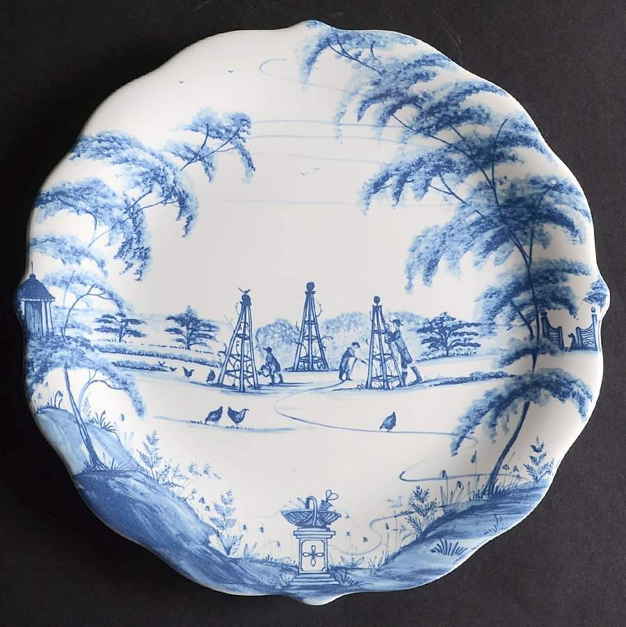 Country Estate Delft Blue Party Plate by Juliska Ceramics-1