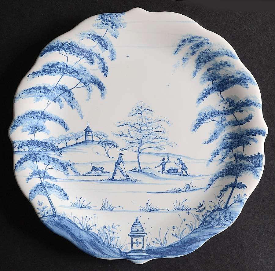 Country Estate Delft Blue Party Plate by Juliska Ceramics-1