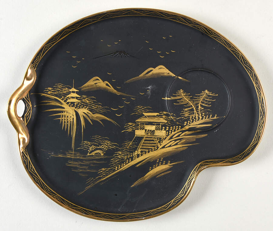 KUT418 Snack Plate by Kutani-1