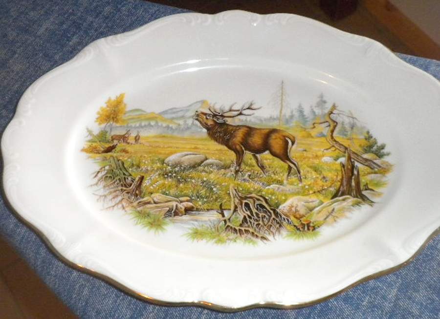JOH427 12" Oval Serving Platter by Johann Haviland-1