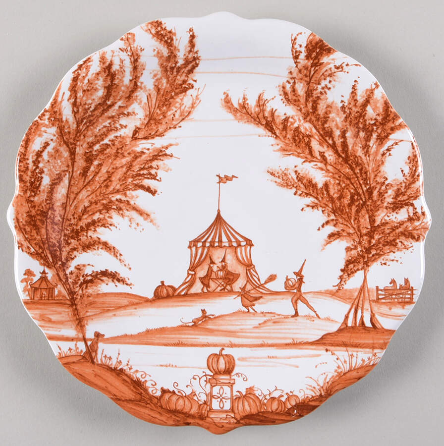 Country Estate Autumnal Traditions Party Plate by Juliska Ceramics-1