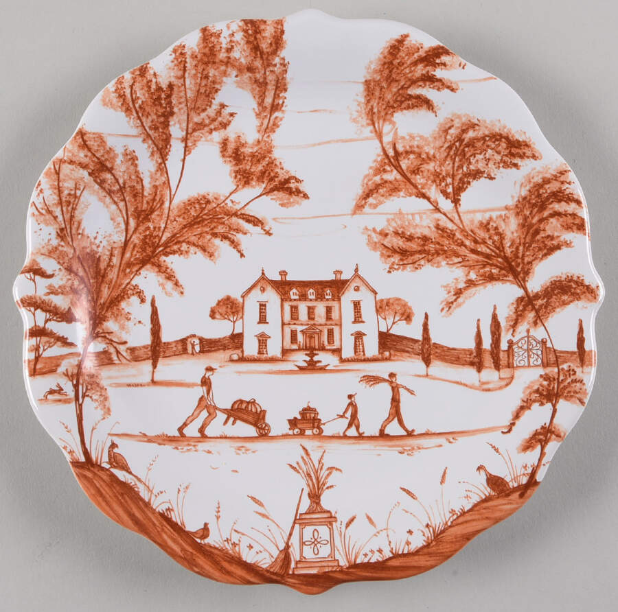 Country Estate Autumnal Traditions Party Plate by Juliska Ceramics-1
