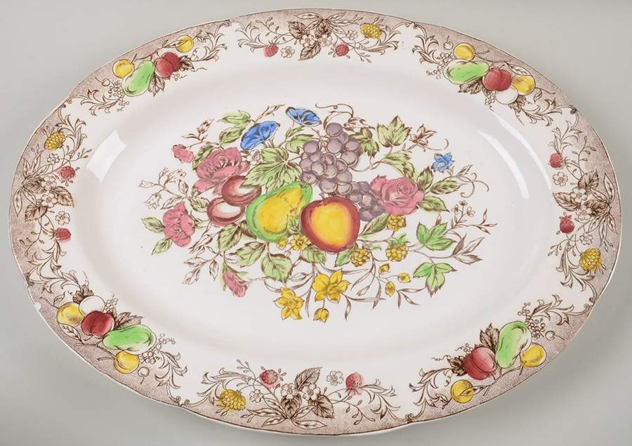 JAP1166 20" Oval Serving Platter by Japan-1
