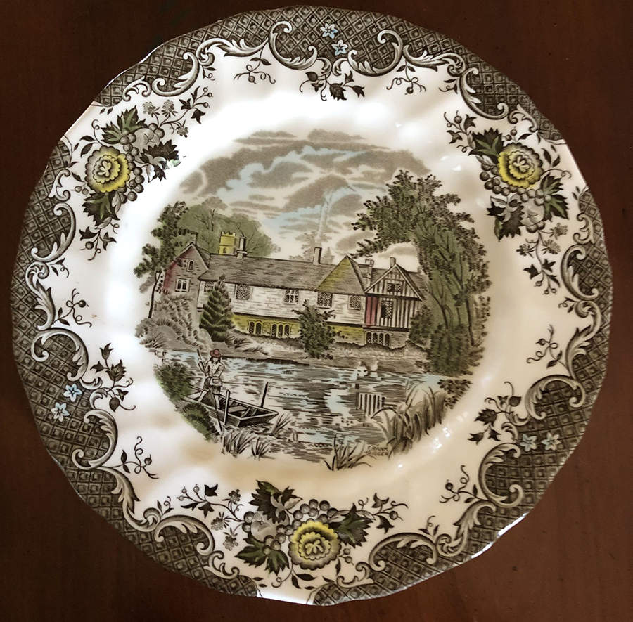 Romantic England Dinner Plate by Johnson Brothers-1