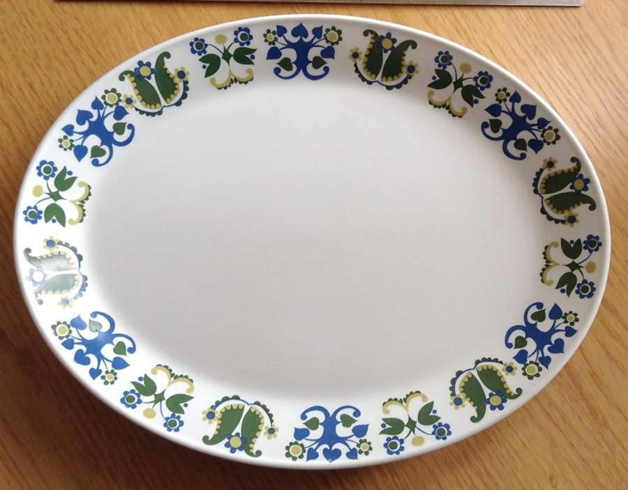 JB1200 12" Oval Serving Platter by Johnson Brothers-1