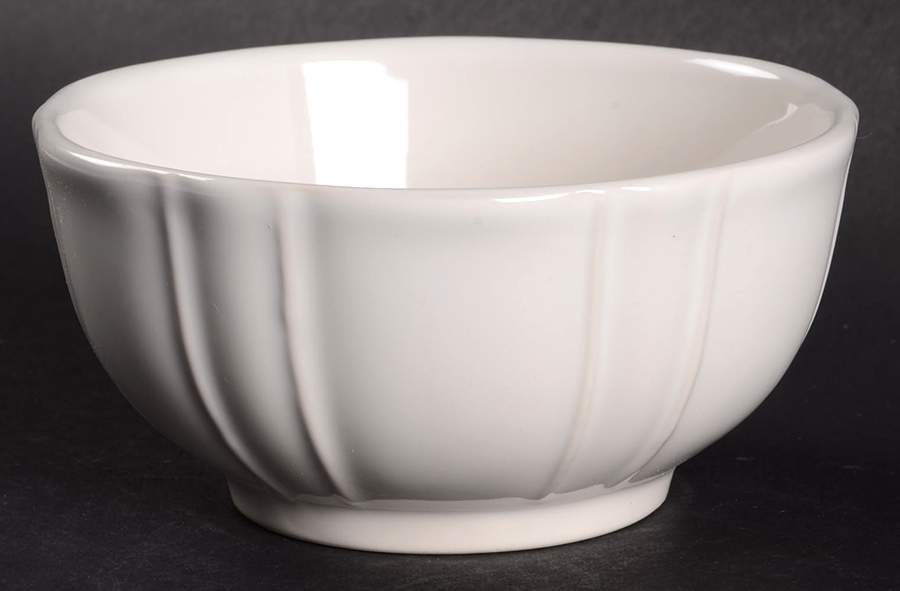 Ashley White Fruit/Dessert (Sauce) Bowl by JCPenney-1