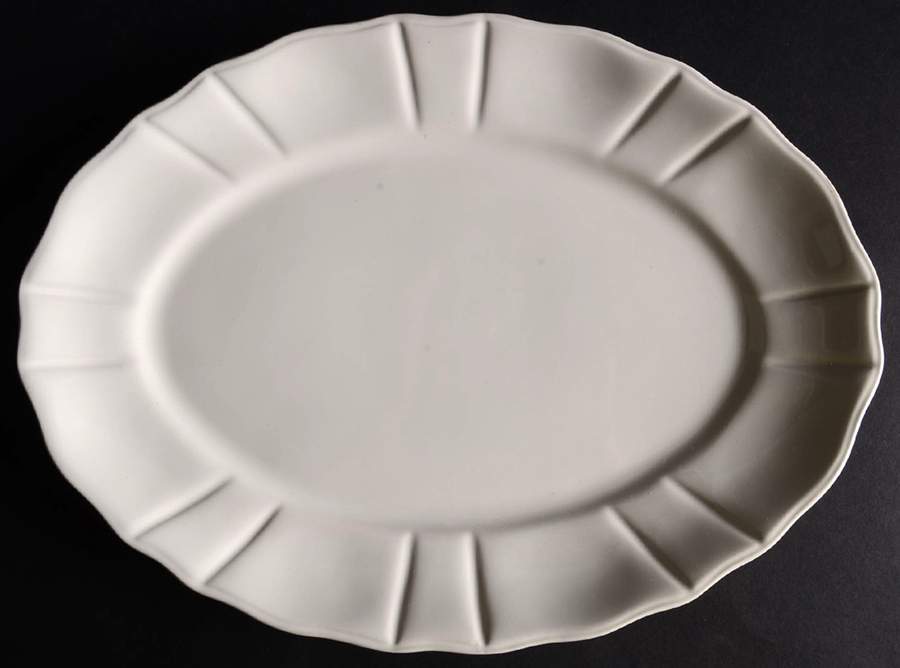 Ashley White 12" Oval Serving Platter by JCPenney-1