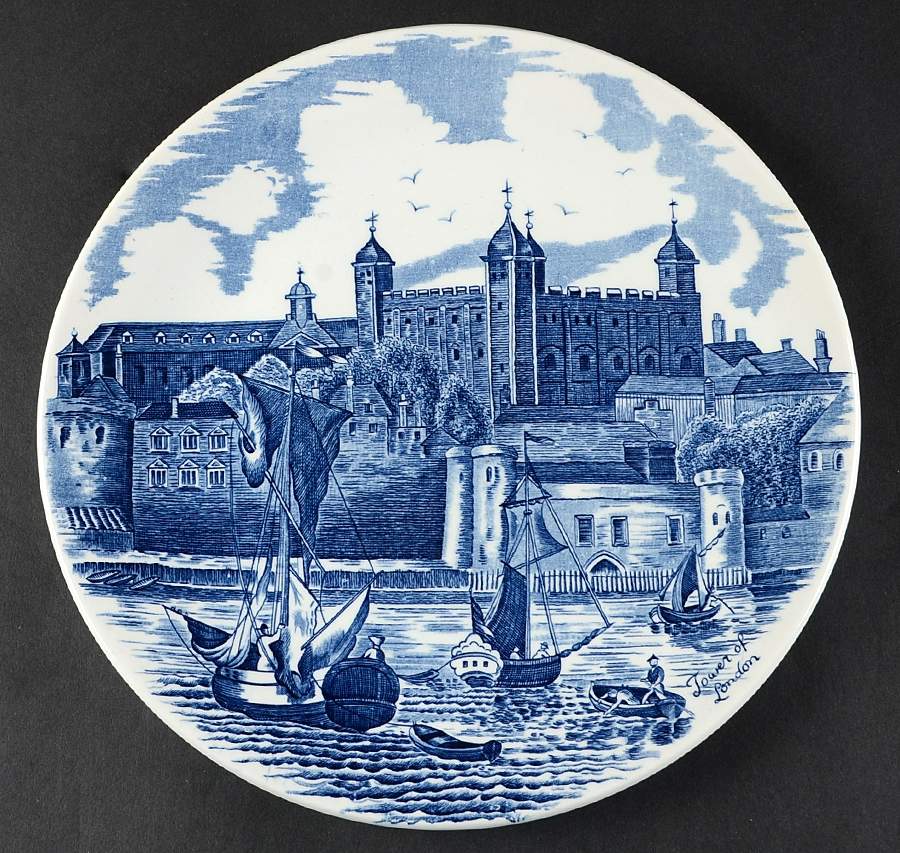 Tower of London Dinner Plate by Johnson Brothers-1