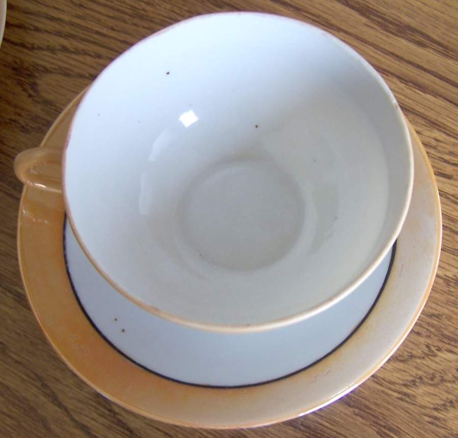 JAP1209 Flat Cup & Saucer Set by Japan-1