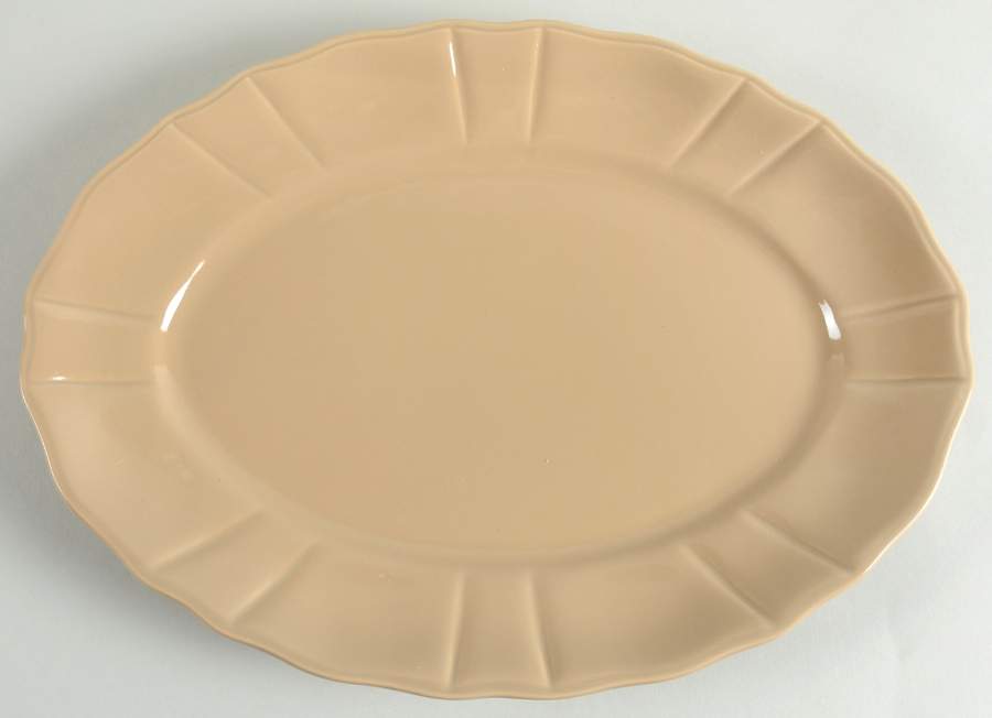 Ashley Taupe 12" Oval Serving Platter by JCPenney-1