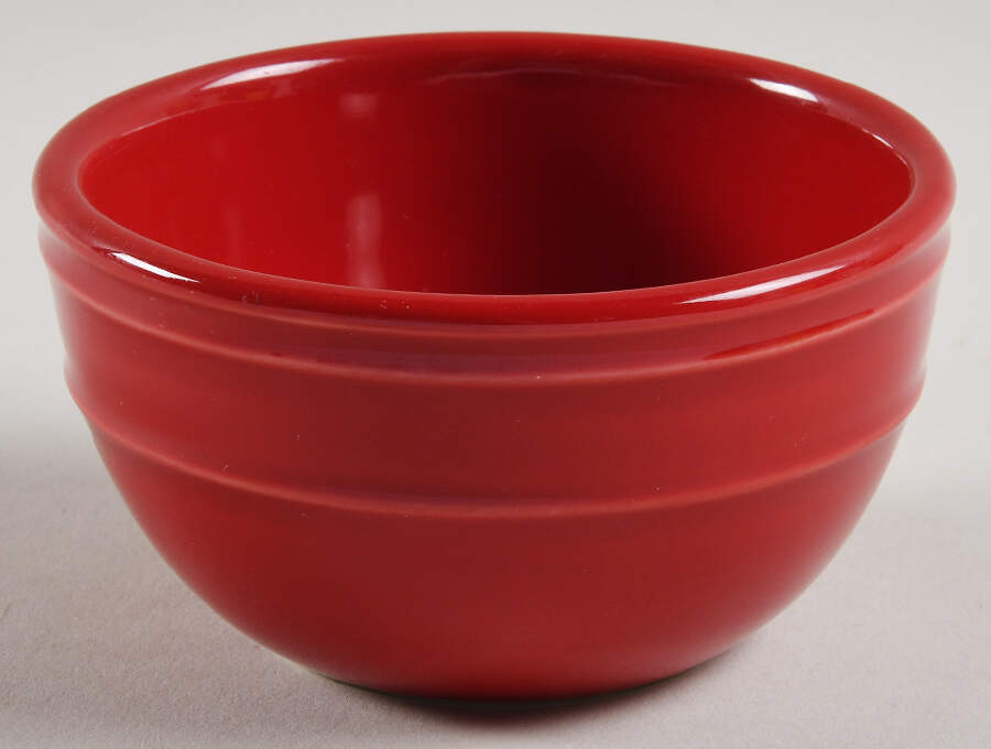 Stoneware Red Fruit/Dessert (Sauce) Bowl by JCPenney-1