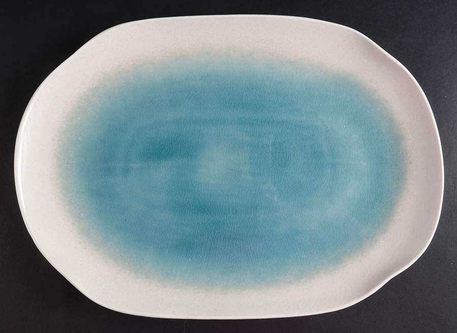 Ocean View 13" Oval Serving Platter by JCPenney-1