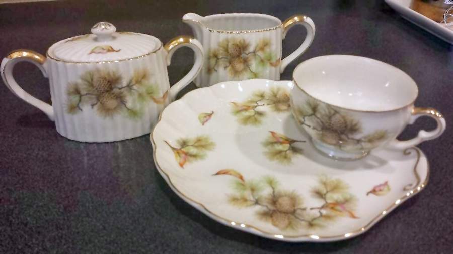 JAP1219 Snack Plate & Cup Set by Japan-1