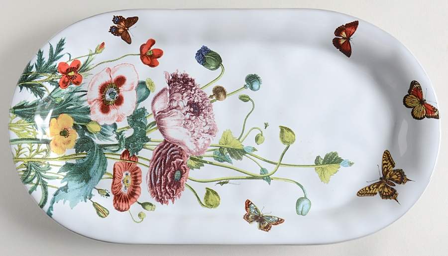 Field of Flowers 13" Oval Serving Platter by Juliska Ceramics-1