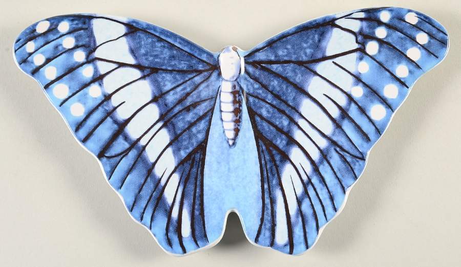 Field of Flowers Butterfly Shaped Dish by Juliska Ceramics-1