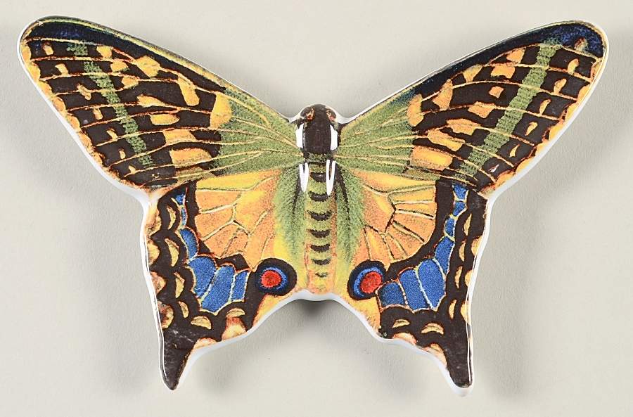 Field of Flowers Butterfly Shaped Dish by Juliska Ceramics-1