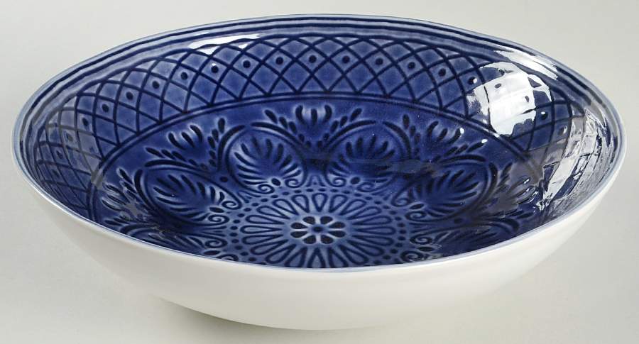 Laurel Blue 11" Round Vegetable Bowl by JCPenney-1
