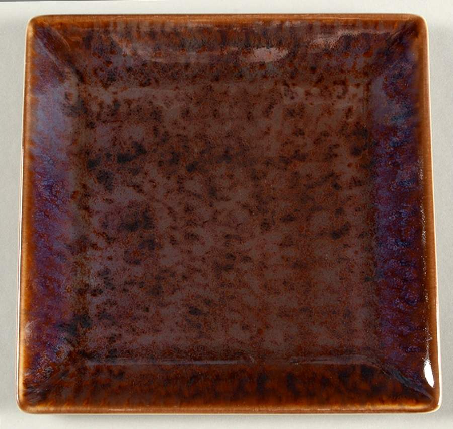 Tortoise (No Trim) Square Dessert Plate by Jaune de Chrome-1