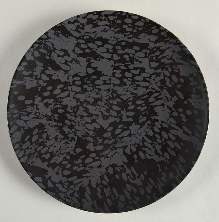 Jungle Anthracite Dinner Plate by Jaune de Chrome-1