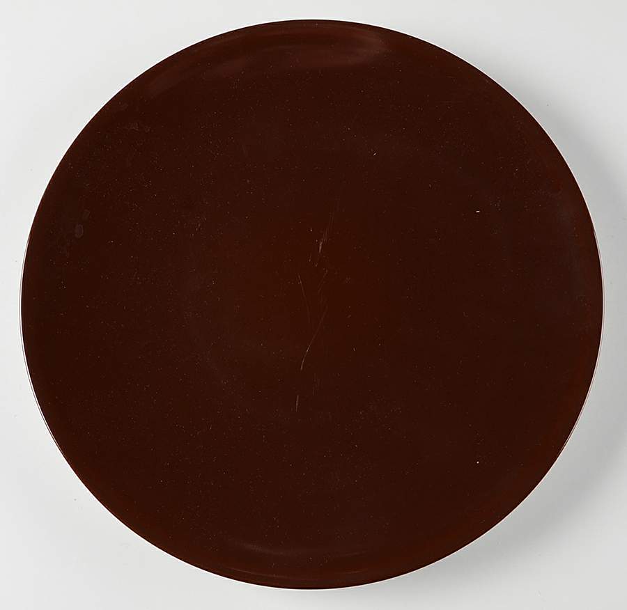 Satine Rouge Service Plate (Charger) by Jaune de Chrome-1