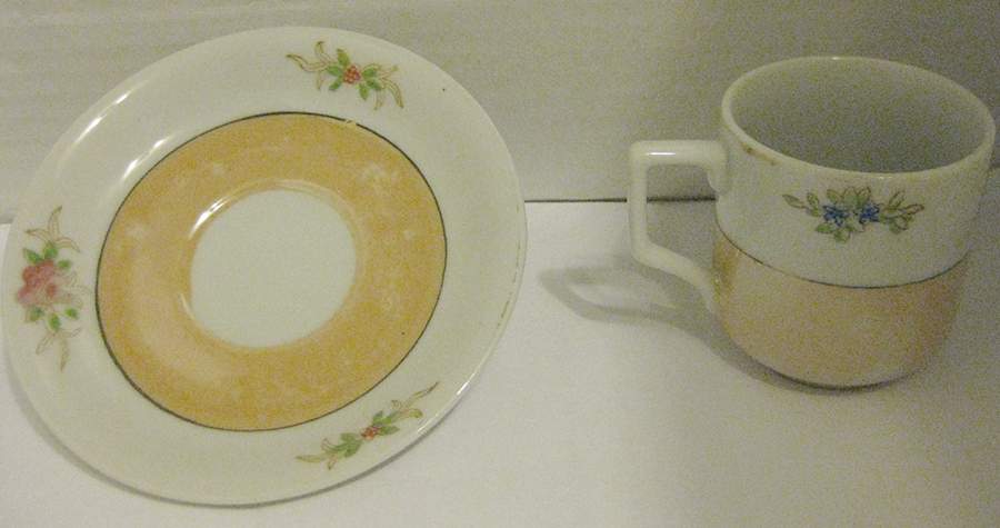 JAP1248 Flat Cup & Saucer Set by Japan-1
