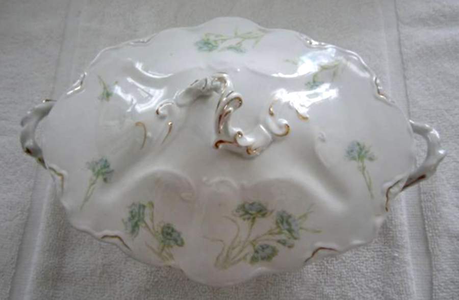 JB1154 (Gold Accent) Lid for Oval Vegetable by Johnson Brothers-1