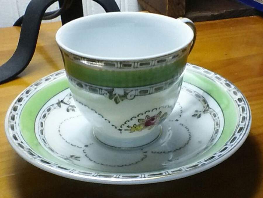 TSL36 Footed Demitasse Cup & Saucer Set by Tashiro Shoten Ltd-1