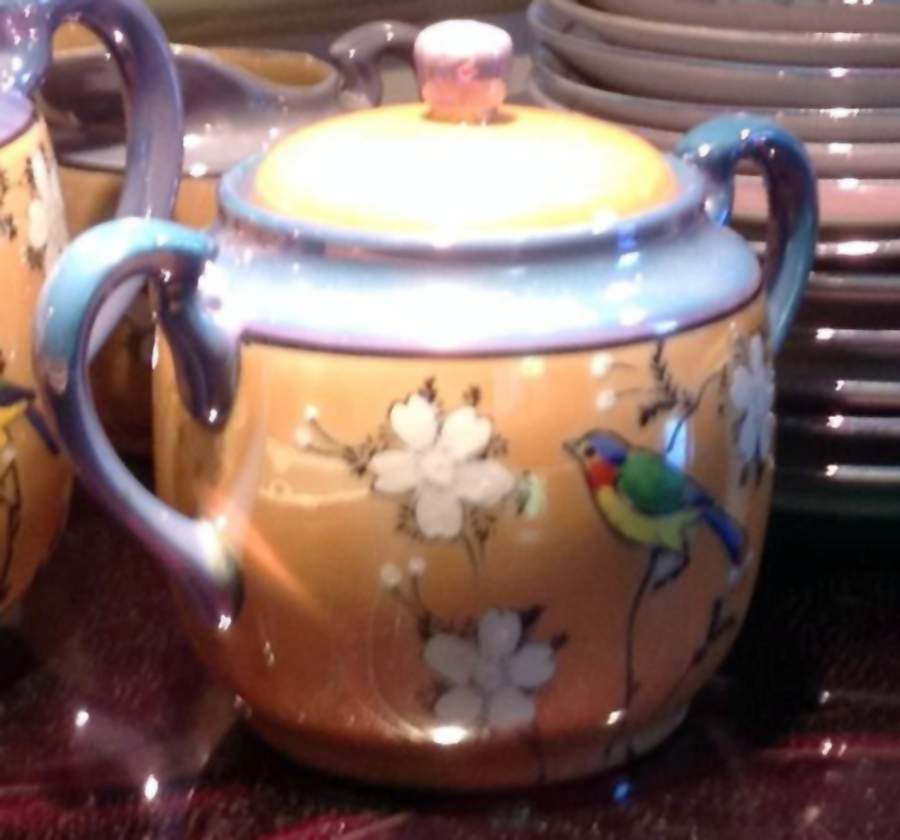 JAP1266 Sugar Bowl & Lid by Japan-1