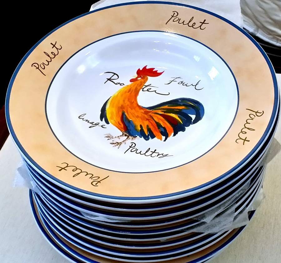 Poulet Collection Rim Soup Bowl by J A Designs-1