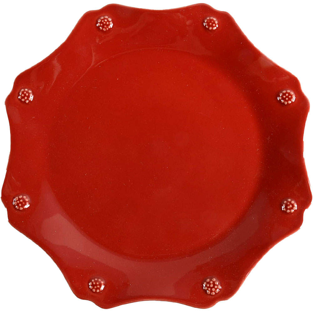 Berry and Thread Ruby Salad/Dessert Plate by Juliska Ceramics-1