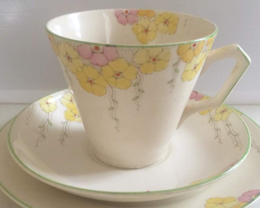 Sun Rock Flat Cup & Saucer Set by John Tams-1
