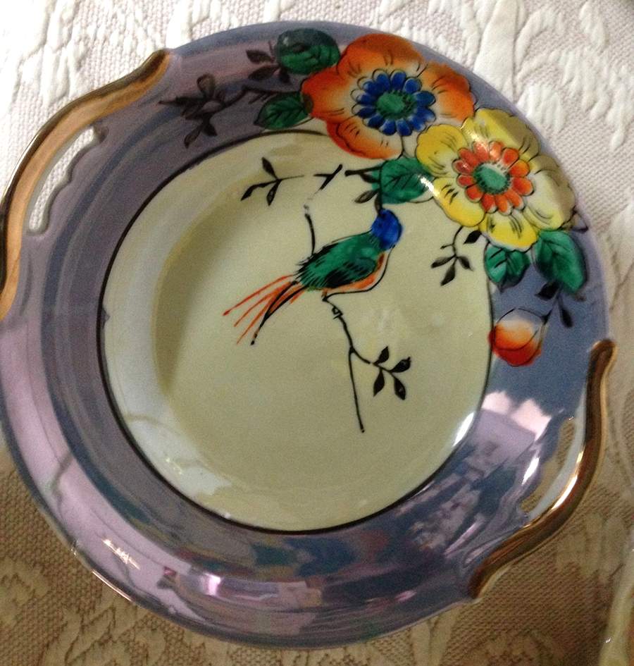 JAP1292 Handled Cake Plate by Japan-1