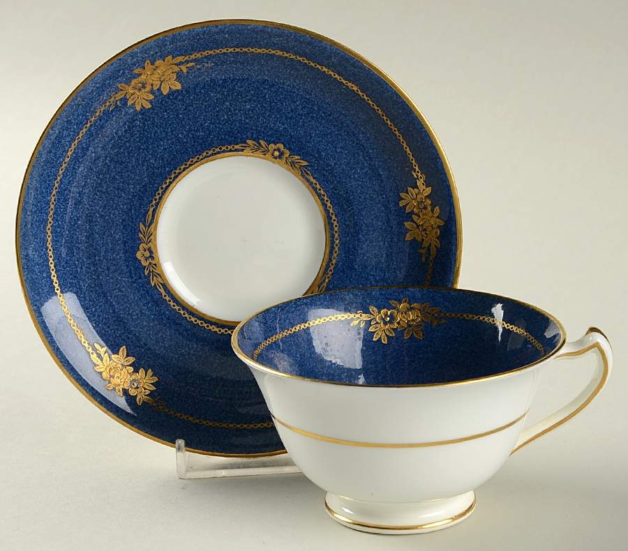 26774 Footed Cup & Saucer Set by George Jones & Sons-1