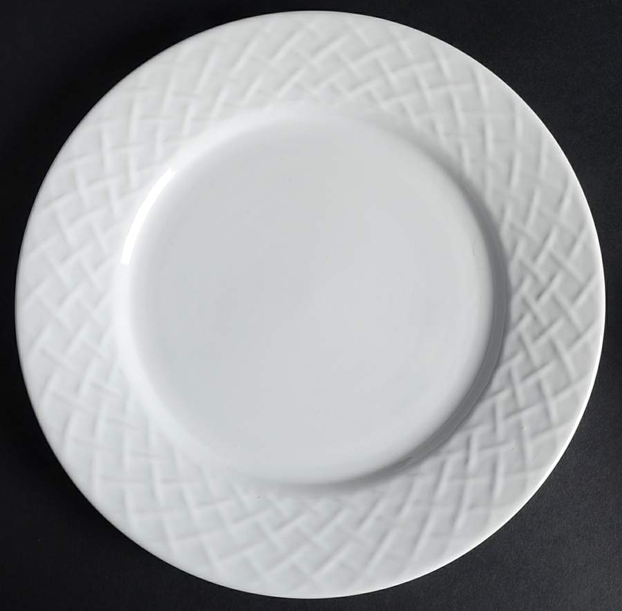Basketweave Dinner Plate by JCPenney-1