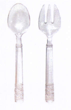 Le Panier Whitewash (2pc) Acrylic Salad Set by Juliska Ceramics-1