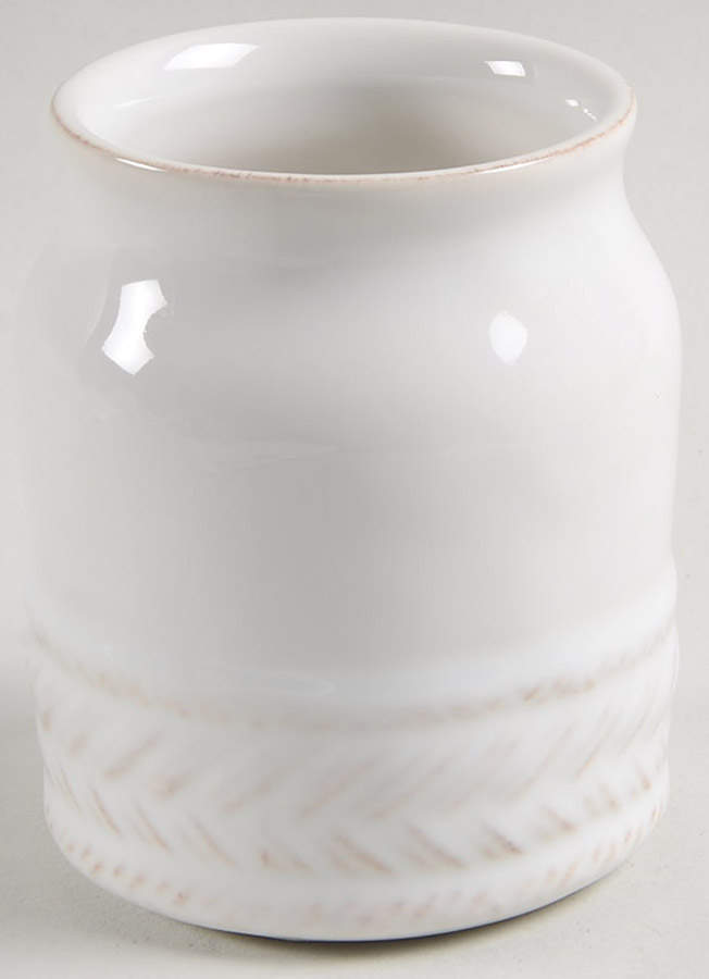 Le Panier Whitewash Sugar Bowl No Lid by Juliska Ceramics-1