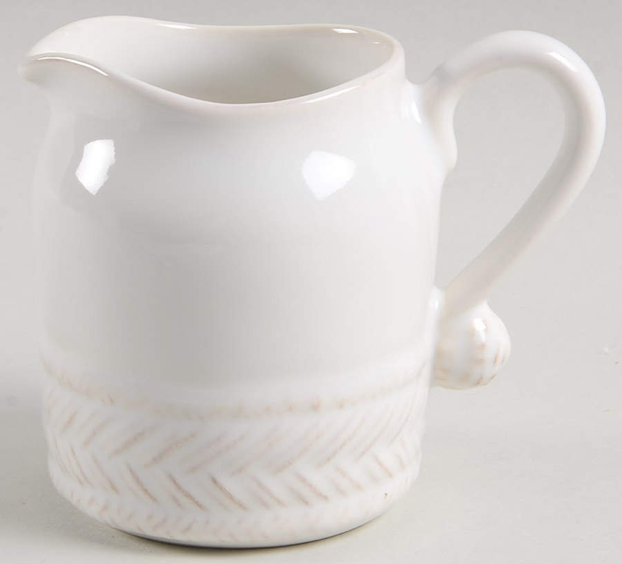 Le Panier Whitewash Creamer by Juliska Ceramics-1