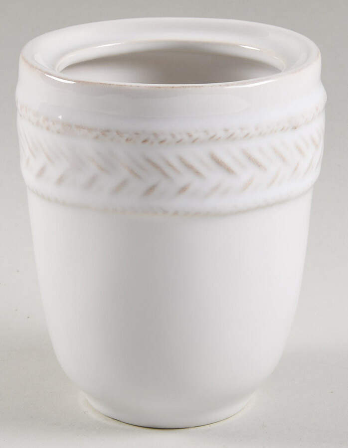 Le Panier Whitewash Bath Jar No Lid by Juliska Ceramics-1