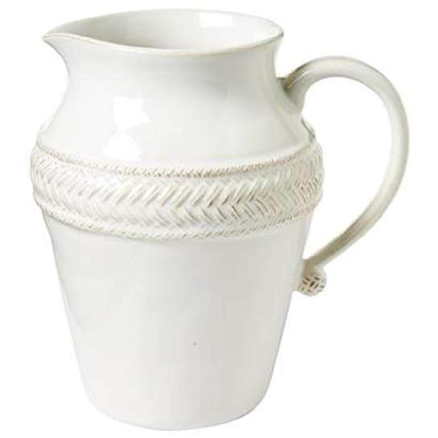 Le Panier Whitewash 80 Oz Pitcher by Juliska Ceramics-1