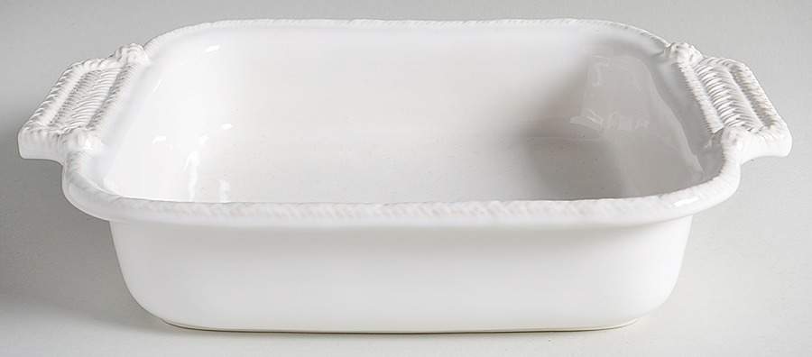 Le Panier Whitewash 9" Square Baker by Juliska Ceramics-1