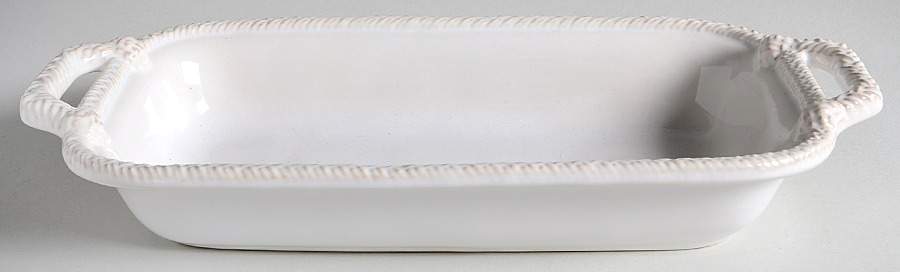 Le Panier Whitewash 12" Rectangular Baker by Juliska Ceramics-1