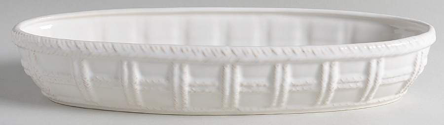 Le Panier Whitewash Bread Basket Tray by Juliska Ceramics-1