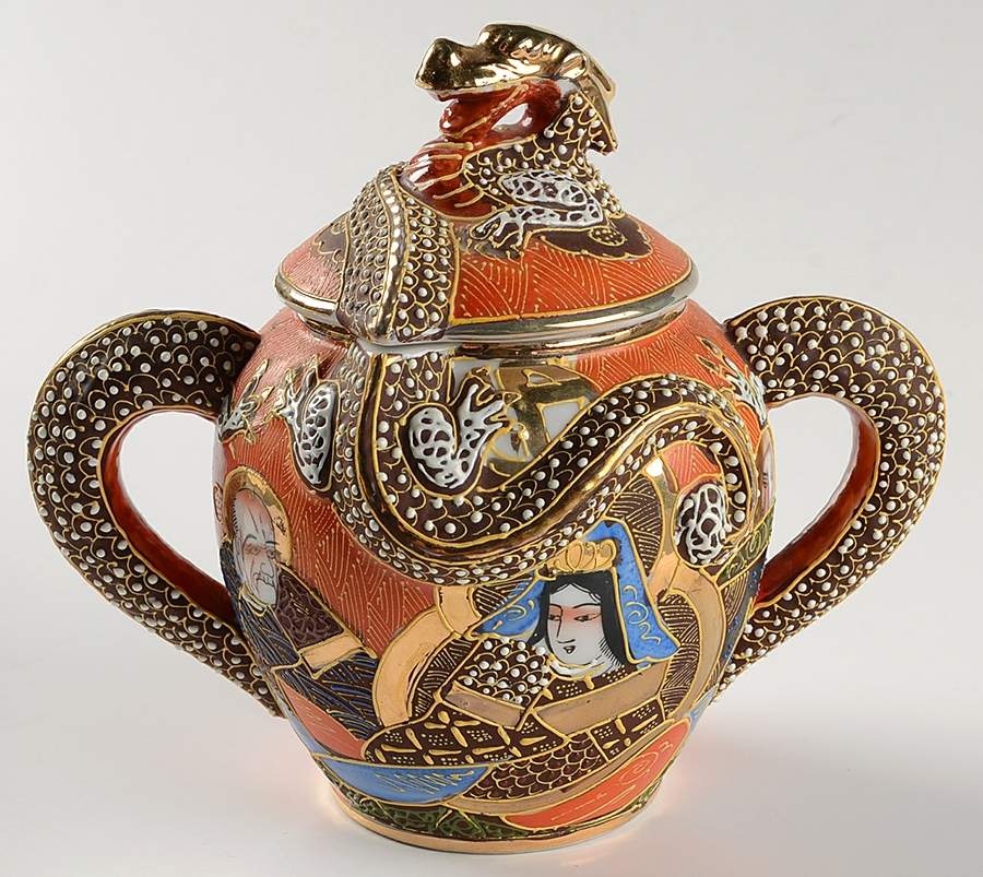 JAP1304 Sugar Bowl & Lid by Japan-1