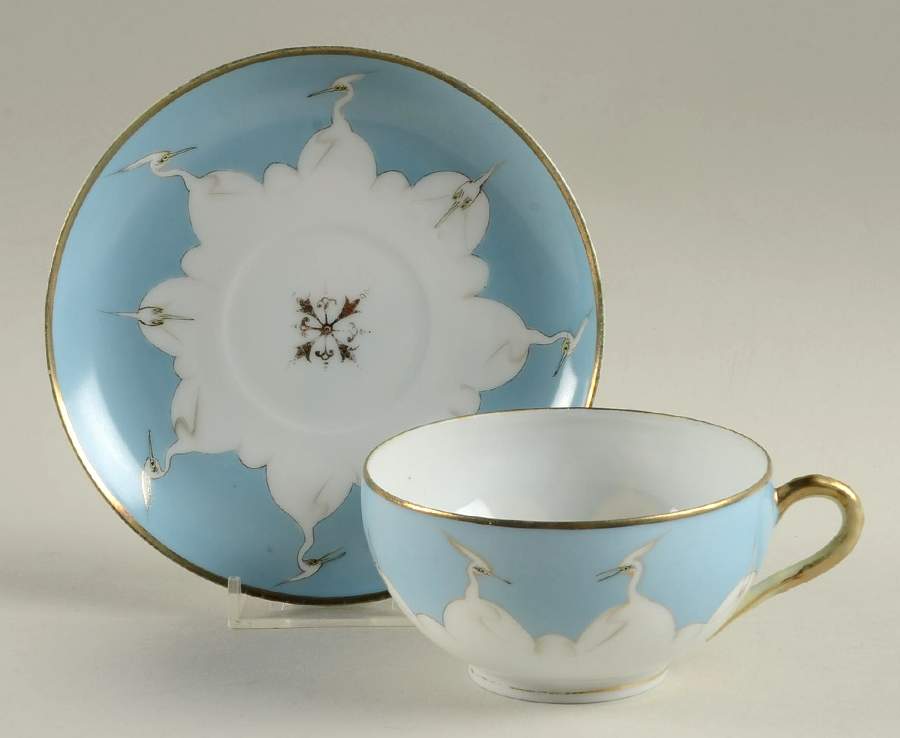 JAP1312 Flat Cup & Saucer Set by Japan-1