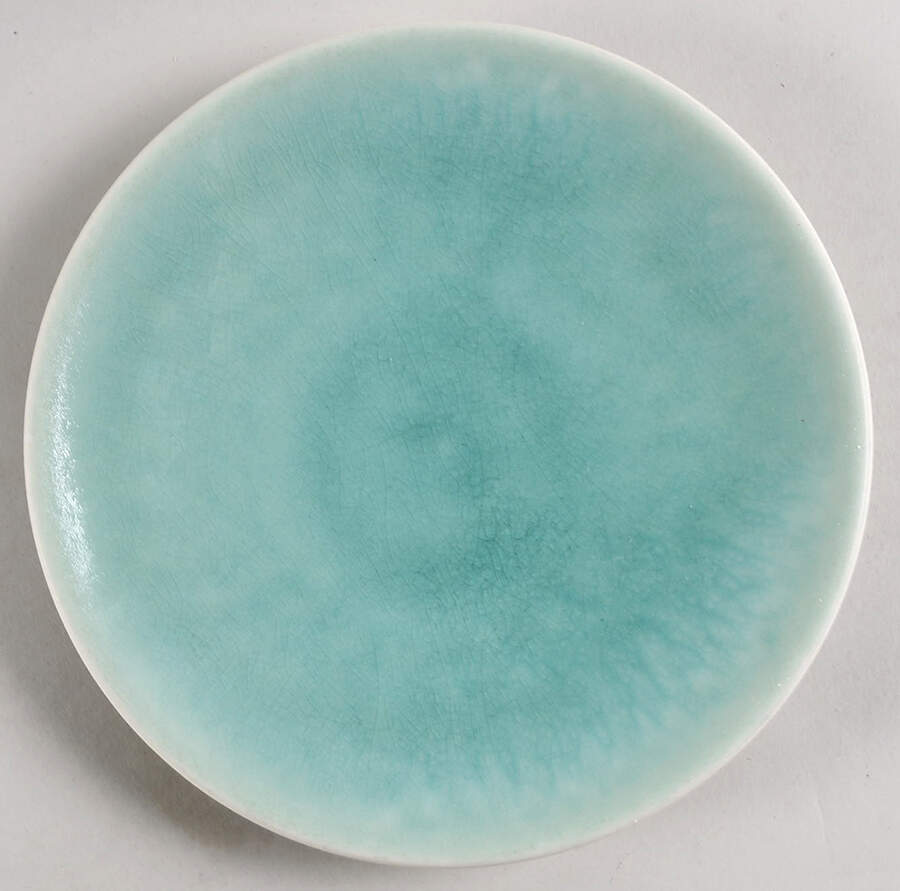 Tourron Aqua (Elise) Salad/Dessert Plate by Jars-France-1