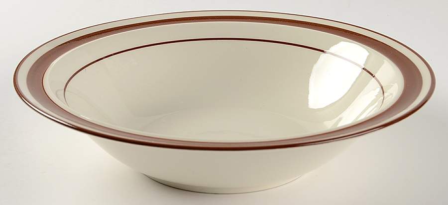 Sienna (Narrow Band) 9" Round Vegetable Bowl by Japan-1
