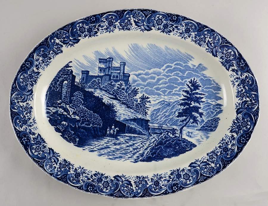 JAP1338 18" Oval Serving Platter by Japan-1