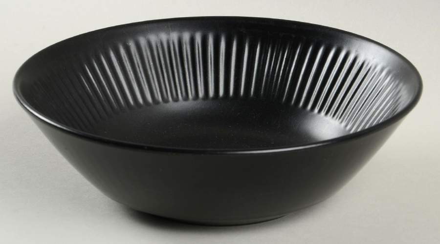 Athena Black Coupe Cereal Bowl by Johnson Brothers-1