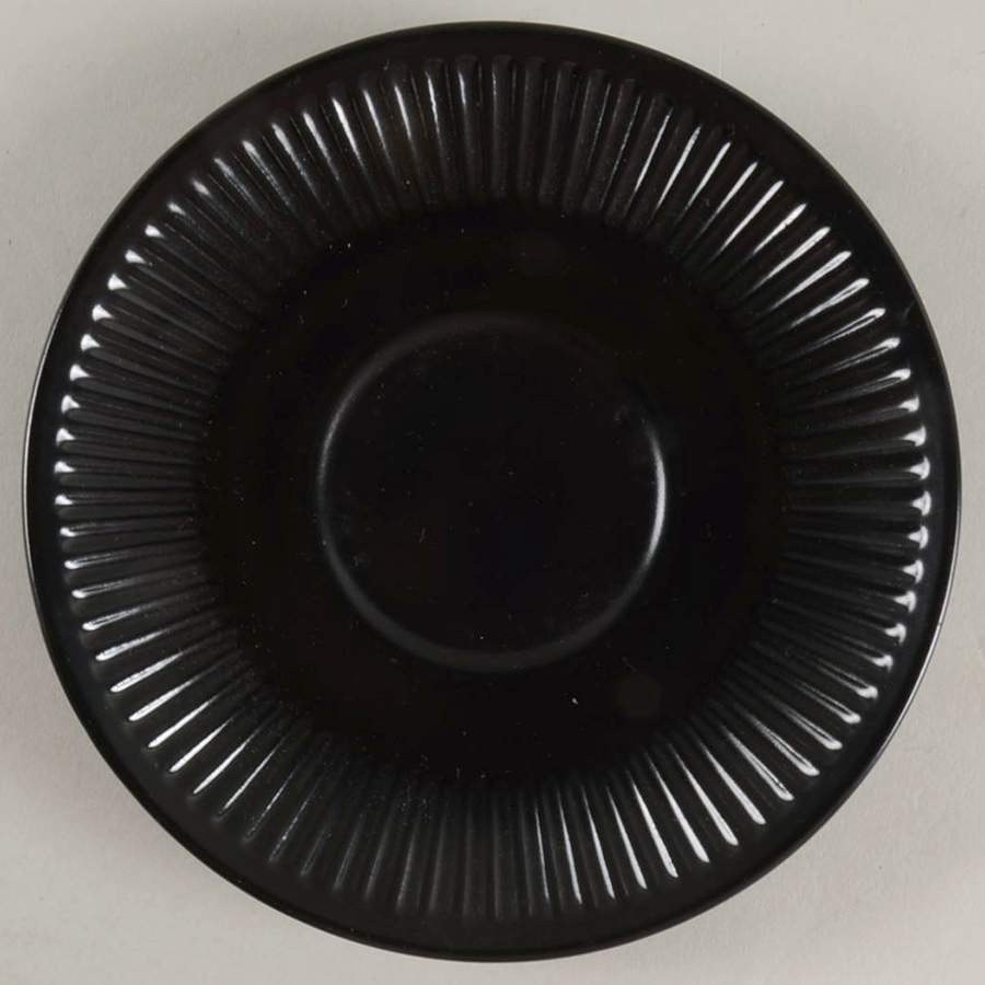 Athena Black Saucer by Johnson Brothers-1