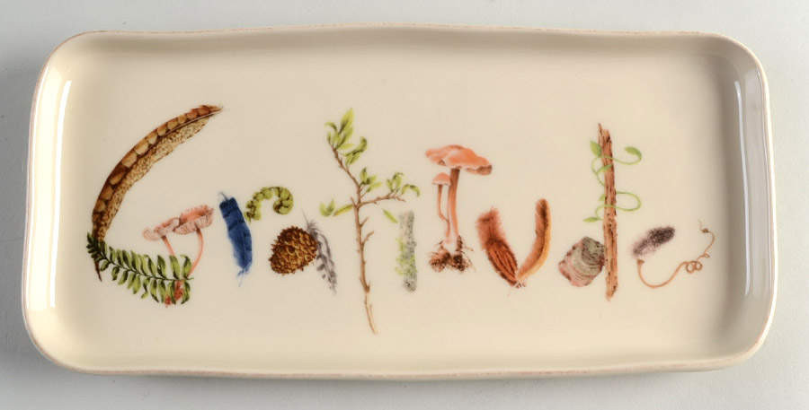 Forest Walk Rectangular Tray by Juliska Ceramics-1